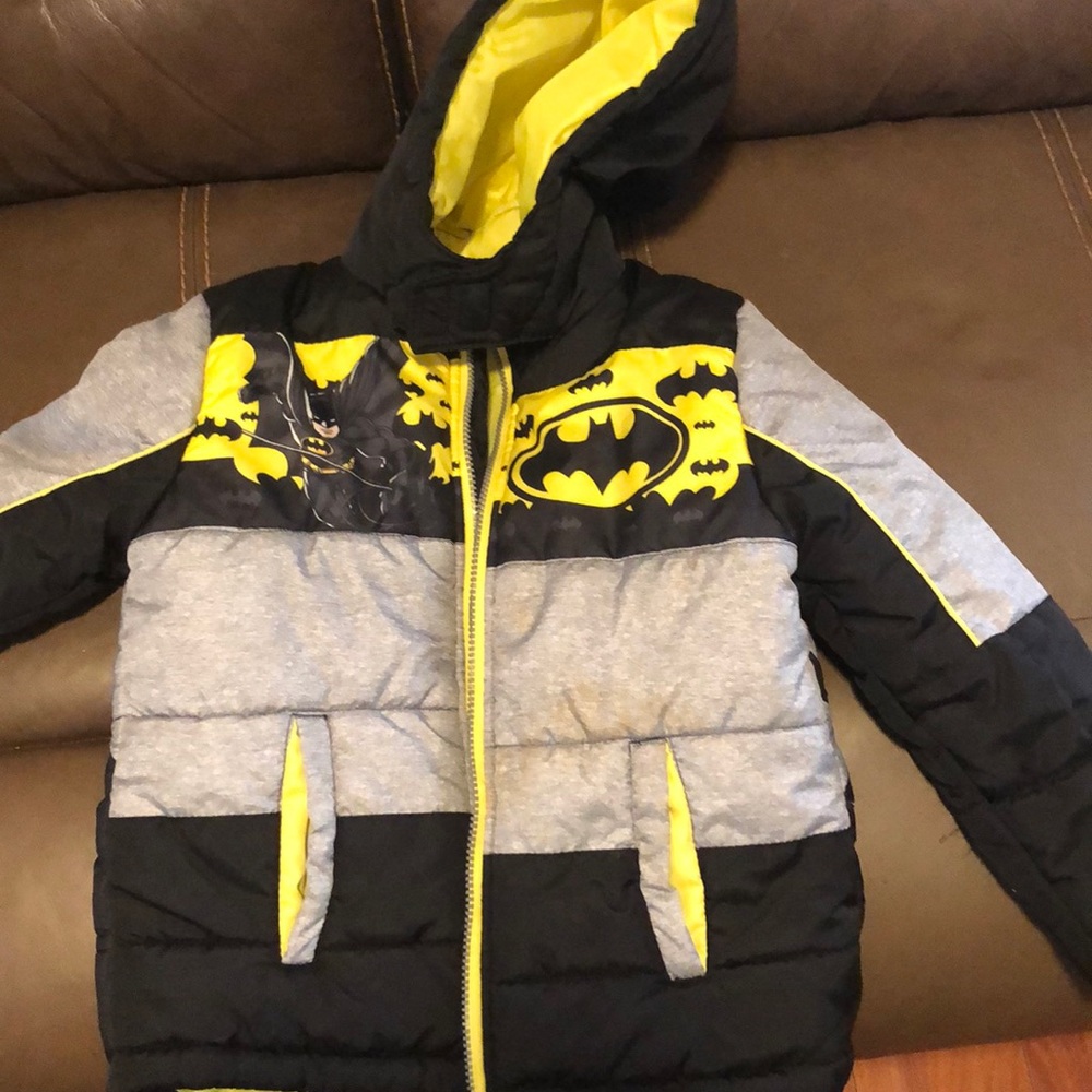 Batman puffer jacket!!Only worn a few times!!
